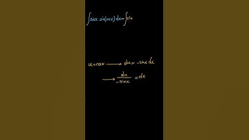 How to Integrate Using U-Substitution | U Sub | Integrate sinx sin(cosx) dx