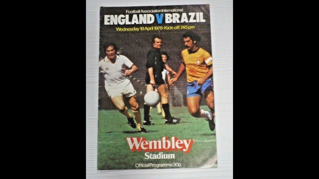 Full match friendly England - Brazil 1-1 (19 April 1978) Kevin