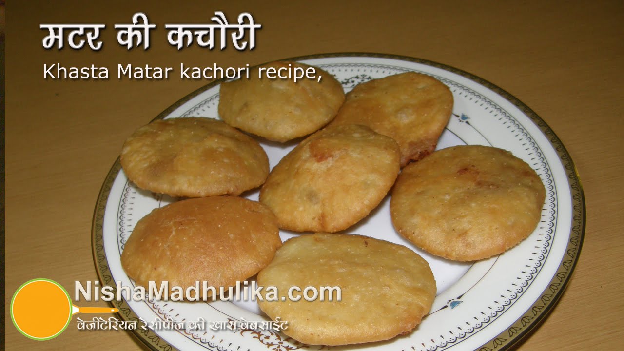 Matar Kachori Recipe - Peas Kachori - Rajasthani Matar Kachori | Nisha Madhulika