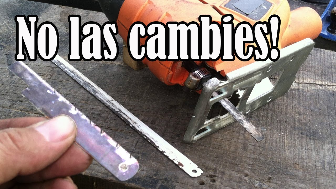 Como hacer seguetas para caladora