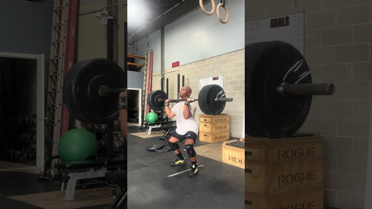 Squat Clean - 185 lbs.