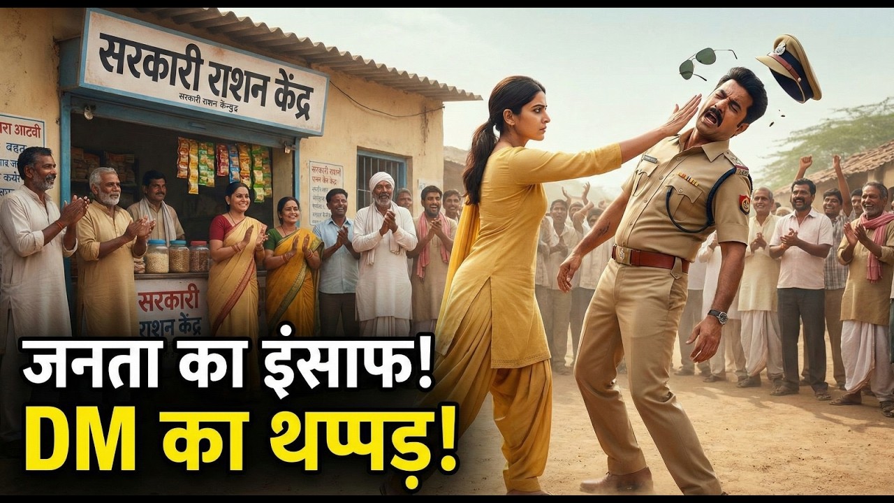 भेष बदलकर लाइन में लगी DM, भ्रष्ट इंस्पेक्टर को जड़ा थप्पड़! | IAS Undercover Ration Raid Story