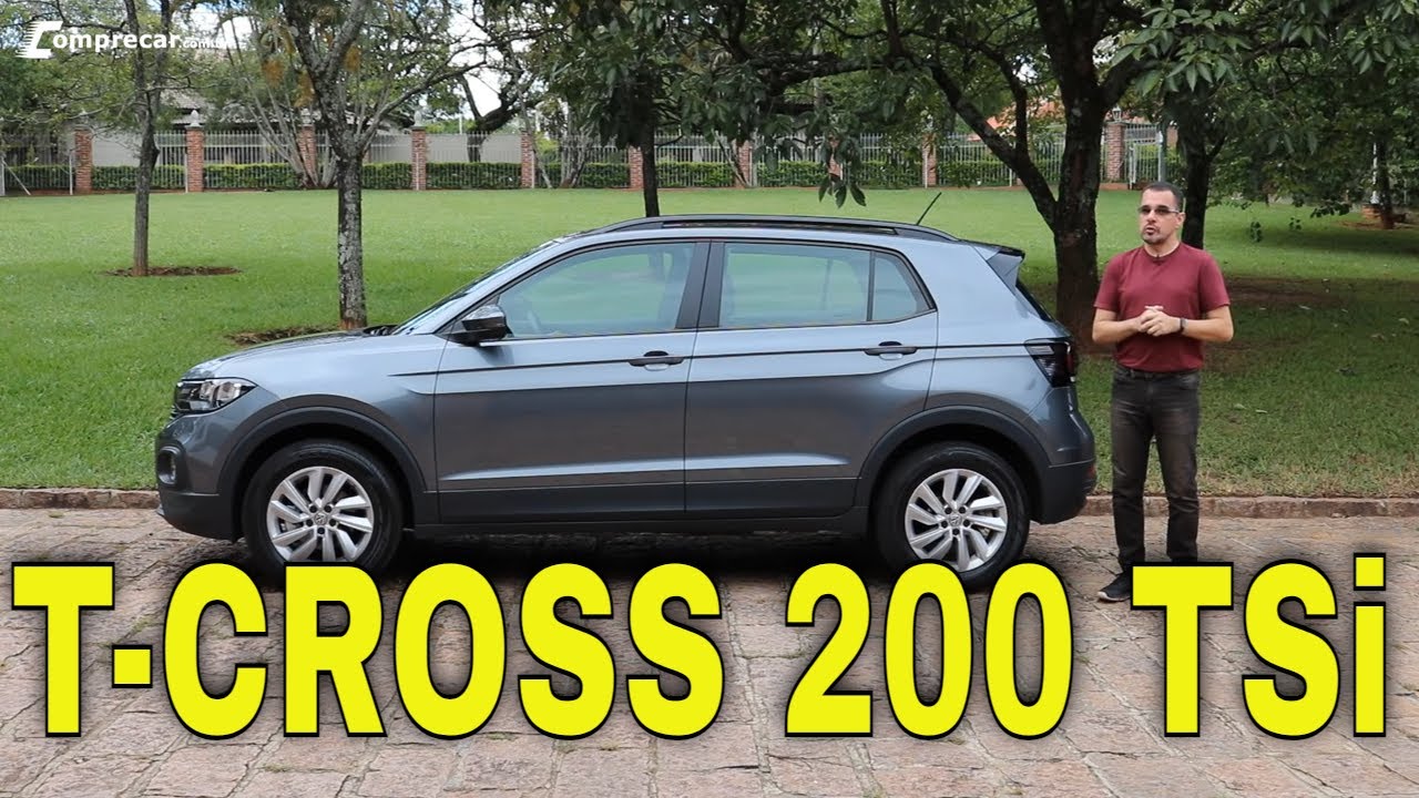 Avaliação: Volkswagen T-Cross 200 TSI manual 2021 - YouTube