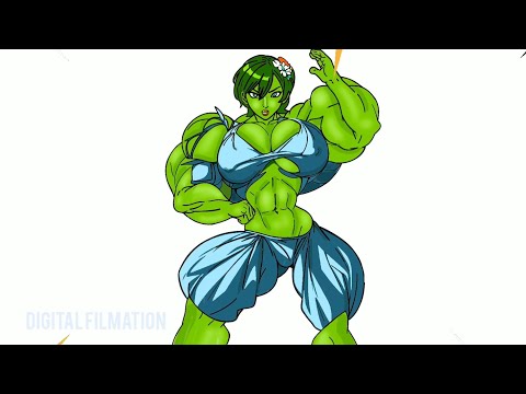 She-Hulk Transformed Digital Art - Draw Like a Pro - Step By Step 2024