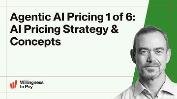 Agentic AI-prijzen 1 van 6: AI-prijsstrategie en -concepten