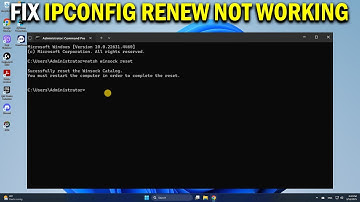 How To Fix IPconfig Renew Not Working, No Operation Can Be Performed - Easy Fix