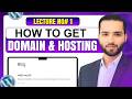WordPress Website Design Course | Lesson 1: Domain and Hosting Setup for Beginners