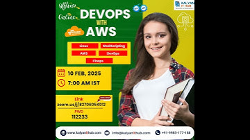 DevOps with AWS - New Batch | Kalyan IT Hub