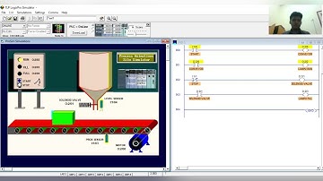 SIMULASI SILO DENGAN MENGGUNAKAN LOGIX PRO SIMULATOR