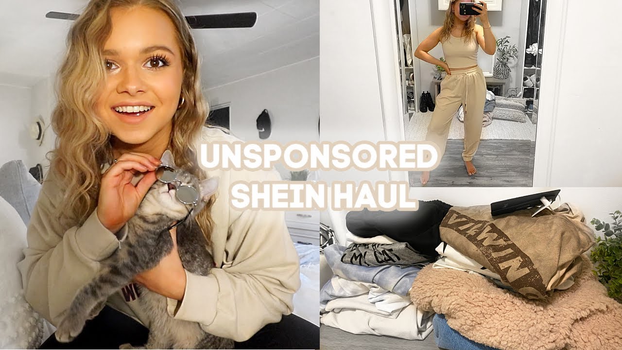 HUGE First SHEIN Haul! Clothing Try On, Home Decor & Cat Stuff (not sponsored)