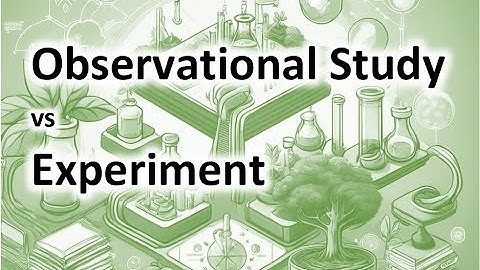 Observational Study vs Experiment