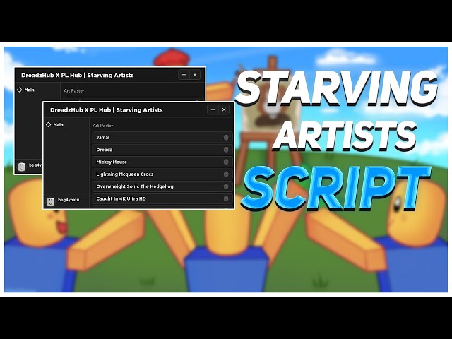 Starving Artist Script Pastebin