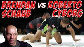 BRENDAN SCHAUB vs ROBERTO CYBORG Contraversial Grappling Match!!!