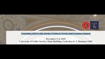 Transiting MENA (Dis)Order Political, Social and Economic Impacts