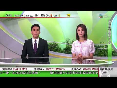 【2024年勞動節暴雨回顧】 天文台凌晨四時十五分發出黃色暴雨警告信號 + 昨晚香港黃雨警告下狂風暴雨，珠澳兩區雷暴和冰雹夾擊之情況