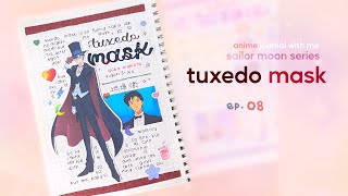 🎱 ✧ anime journal with me: tuxedo mask [sailor moon series ep. 08] | 𝗲𝗽. 𝟭𝟮