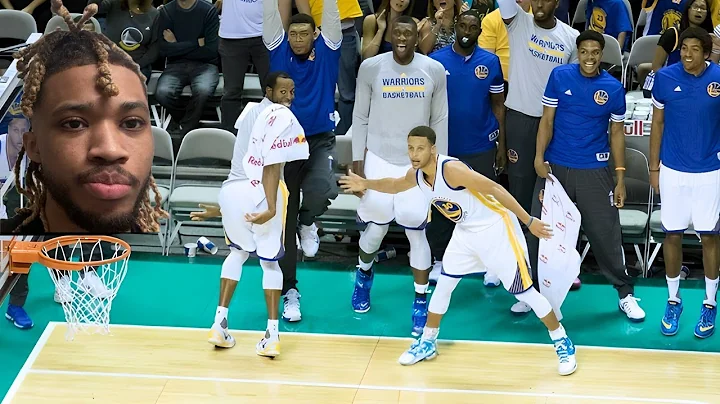 Steph Curry look-away shots but they get increasingly colder (Reaction)