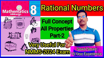 8th Class Maths New Syllabus|| Chapter-1|| Rational Numbers|| Part-2 Full Concept|| Must Watch Video