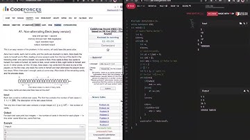 Codeforces Round #850 (Div. 2, based on VK Cup 2022 - Final Round) Screencast