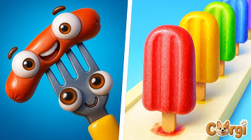 Fork N Sausage VS Popsicle Stack - All Levels Satisfying Walkthrough Gameplay