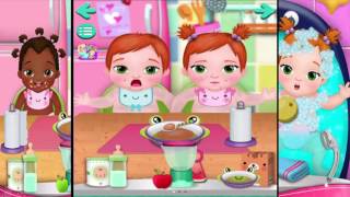 Play Fun with New Born Baby Twins - Baby New Born Game for Kids & Girls - iOS Gameplay Video screenshot 4