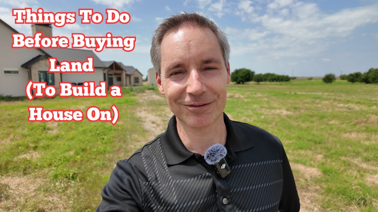 Things To Do Before Buying Land - YouTube