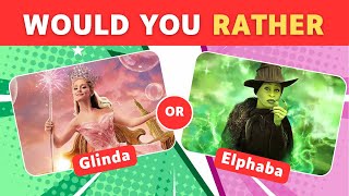 Would You RATHER...? Wicked Edition 🩷💚🧹✨ | Quiz Fix