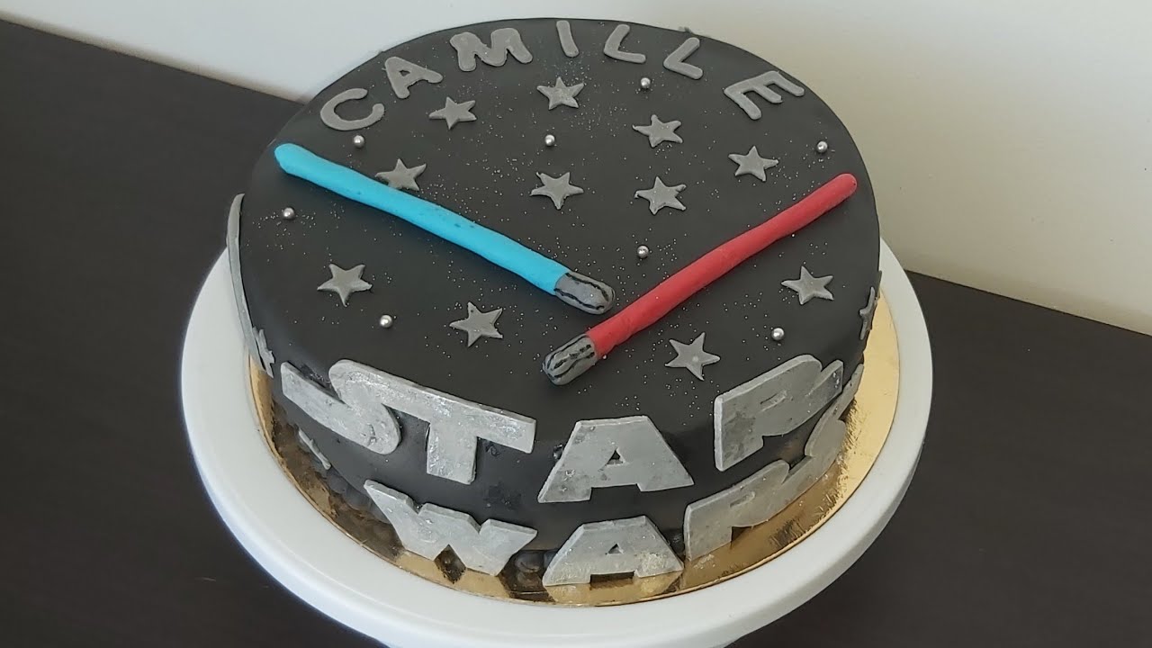 Gateau Star Wars En Pate A Sucre Cake Design Youtube