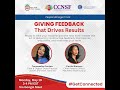 C-Suite Coach Chat: Giving Feedback That Drives Results