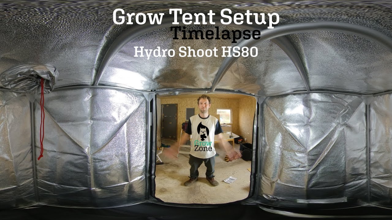 Grow tent setup THE WRONG WAY! - Secret Jardin, Hydro Shoot HS80  #shorts