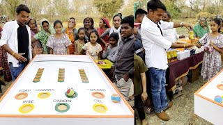 Challenge / Roll the Ball Game Win Prize with Village Village Girls Village Boys