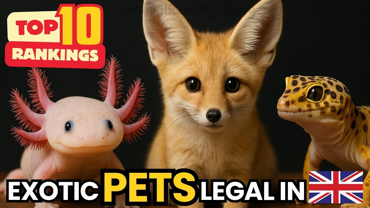 Top 10 Exotic Pets You Can LEGALLY Own in the UK (2025) 🦎🦊🐟 | Rare & Amazing Animals!