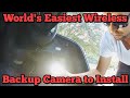 "Wireless" Backup camera install?