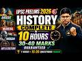 UPSC Prelims 2026 History Marathon | Ancient + Medieval + Modern + Art & Culture
