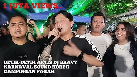 VIRAL.. DETIK-DETIK ARTIS DJ BRAVY KUNJUNGI BLIZZARD AUDIO KARNAVAL GAMPINGAN PAGAK