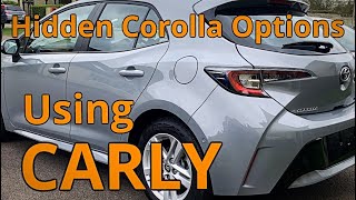 Toyota Corolla Hidden Carly options & Diagnostics  Everyone needs this!!