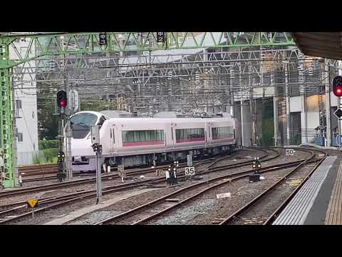 【東北本線すれ違い】特急ひたち仙台駅入線