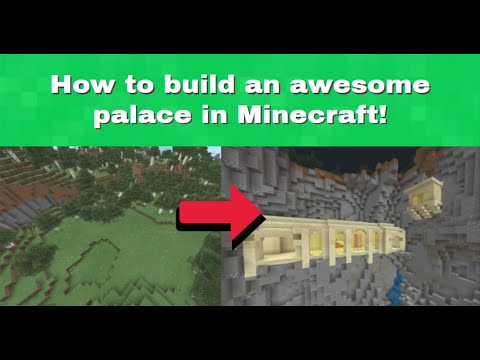 How to build an awesome palace in Minecraft - YouTube