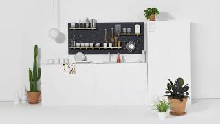 DIY Pegboard Shelf
