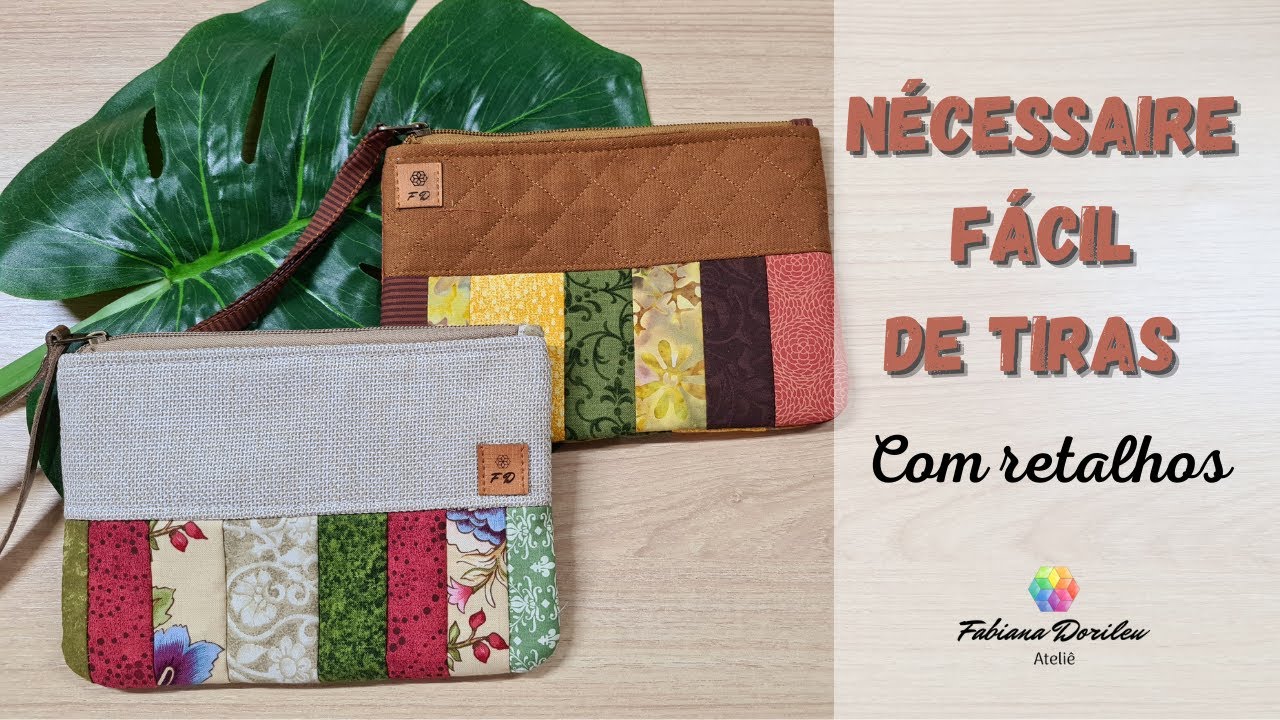 Passo a passo | Nécessaire de tiras | Série 