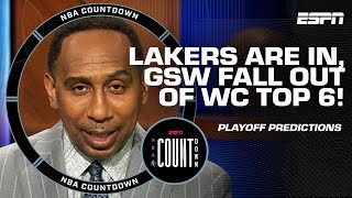 Stephen A. has the Suns, Clippers and LAKERS skipping the Play-In Tournament 👀 | NBA Countdown