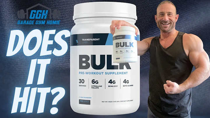 BEST EVERYDAY PRE WORKOUT! 👋 Transparent Labs Bulk Pre-Workout Review