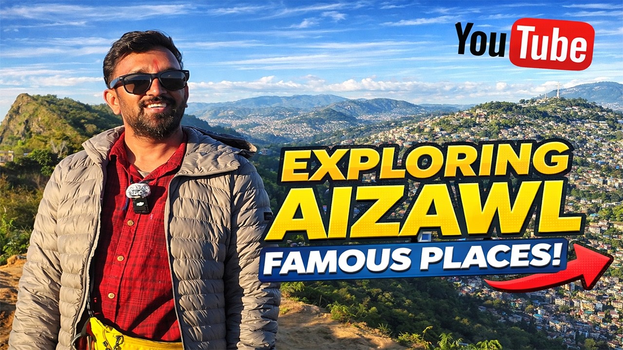 Exploring Aizawl Famous Places | Solomon Temple, Skywalk & Sakrmuitalai Tlang 😍 Mizoram Vlog