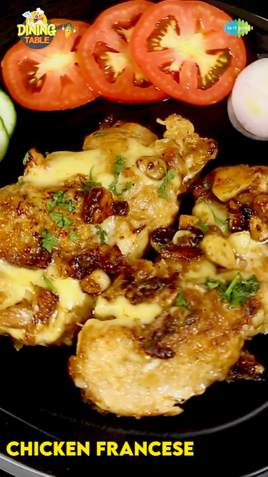 Chicken Francese | Roasted Creamy Chicken | Dining Table | #shorts  #ytshorts
