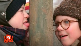 A Christmas Story - Tongue Stuck To The Pole Scene