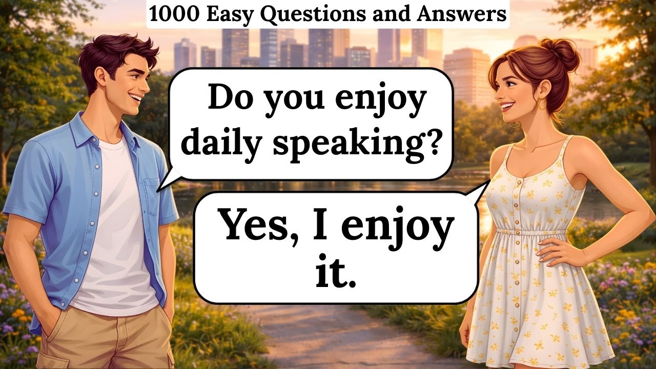 Slow & Clear English Speaking Practice | 1000 Daily Life Sentences