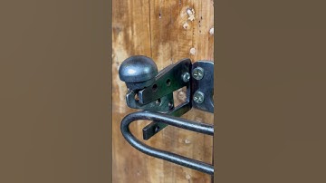 Simple idea with automatic gate latch lock # mechanical # Craft design # DIY # New style