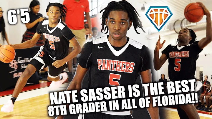 BEST 8TH GRADER IN FLORIDA GOES CRAZY!! 6'5 Nate S...