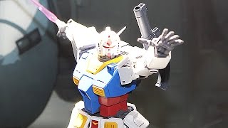 ガンプラＥＸＰＯサマー開催＝新作など３００点披露、プラフスキー粒子も再現
