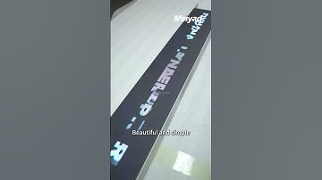 Simple LED signage that works as soon as it is powered on